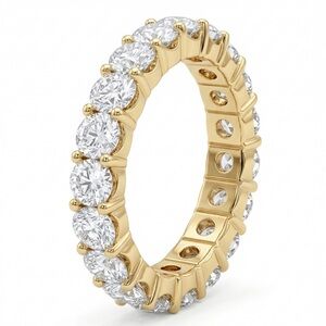 14k Gold Lab Diamond Eternity Band. 2.22ct